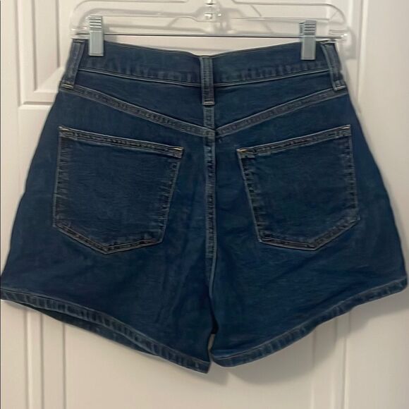 GAP Blue Jean Shorts High-Waisted Classic - Picture 4 of 7